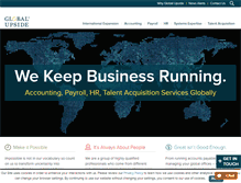 Tablet Screenshot of globalupside.com